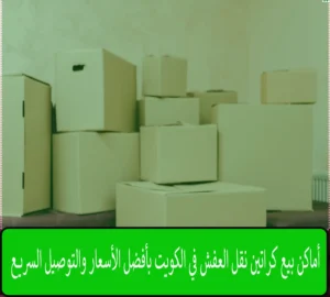أماكن بيع كراتين نقل العفش